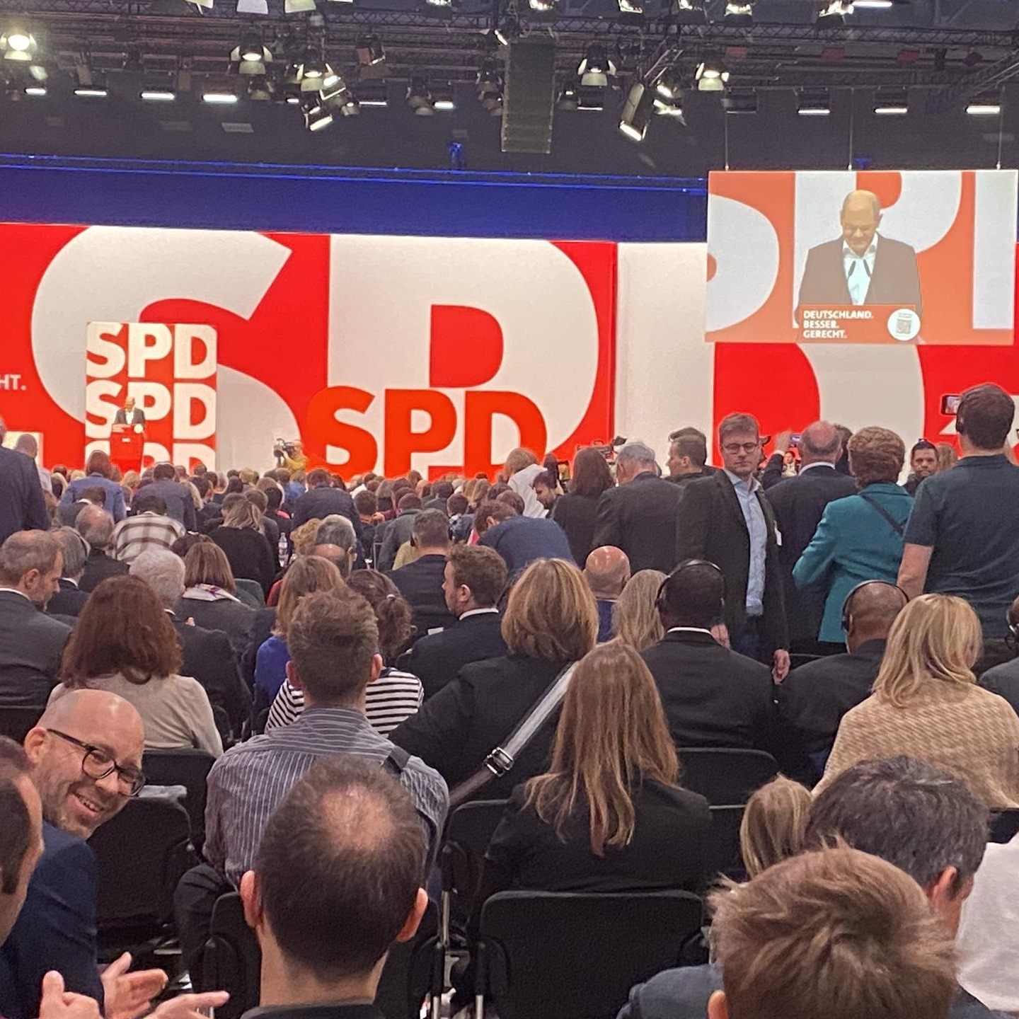 BGL-Stand beim SPD-Bundesparteitag
