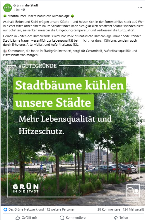 Social Media Kanäle des BGLs